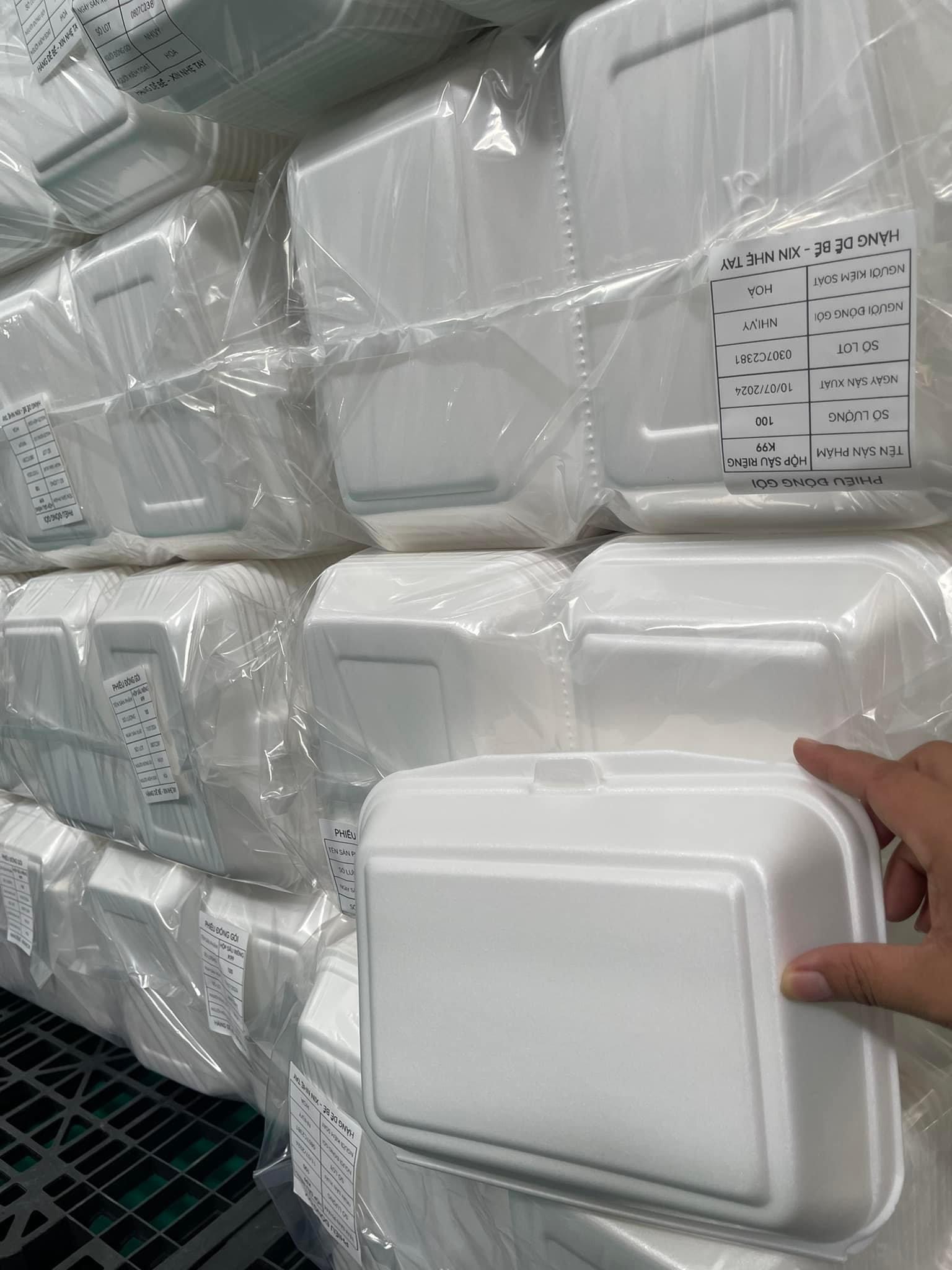 1 cây hộp xốp bao nhiêu tiền một cây ? Cung cấp sỉ hộp xốp đựng cơm ở TPHCM